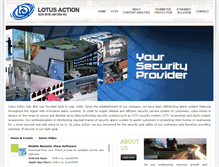 Tablet Screenshot of lotusaction.com.my
